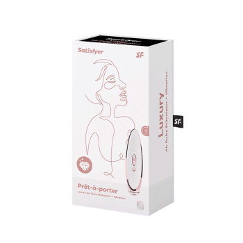 Вакуумный клиторальный стимулятор SATISFYER LUXURY PRET-A-PORTER