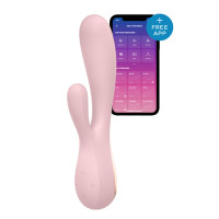 T360124 Вібромасажер кролик SATISFYER MONOFLEX PINK