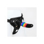 Страпон жіночий райдужний COLOURFUL LOVE STRAP ON SOLID DILDO