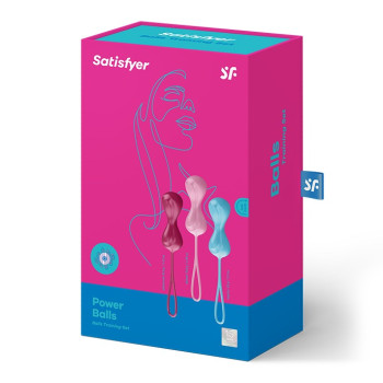 Набор вагинальных шариков Satisfyer Balls C02 double, medium