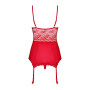 Корсет с подвязками для чулок Obsessive Lovica corset S/M