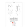 Корсет с подвязками для чулок Obsessive Lovica corset S/M