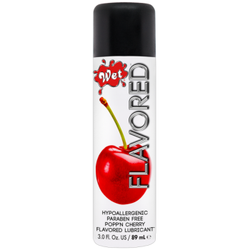 Їстівний лубрикант WET CLEAR FLAVORED SWEET CHERRY (Стигла вишня), 89 мл