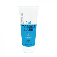 Массажный гель и лубрикант HOT Massage- & Glide Gel 2in1 Silky touch 200 ml