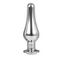DT21825 Анальна пробка конічної форми Dream Toys GLEAMING LOVE SILVER PLEASURE PLUG L