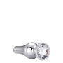 DT21825 Анальна пробка конічної форми Dream Toys GLEAMING LOVE SILVER PLEASURE PLUG L