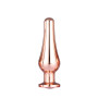 DT21827 Анальна пробка конічної форми Dream Toys GLEAMING LOVE ROSE GOLD PLEASURE PLUG M