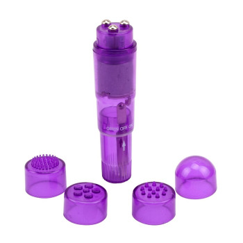 Вибратор клиторальный с насадками Chisa Hi-Basic THE ULTIMATE MINI-MA