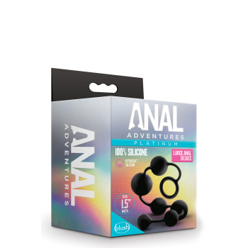 Анальні кульки Blush Anal Adventure Platinum Silicone Large Anal Beads