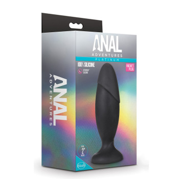 Анальна пробка Blush Anal Adventures Platinum Rocket Plug L