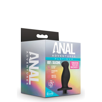 Массажер простаты Blush Anal Adventures Platinum Silicone Vibrating