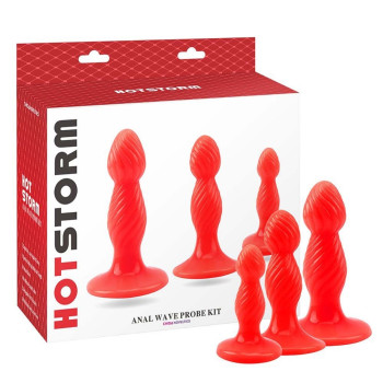 Набір анальних пробок Chisa Hotstorm ANAL WAVE PROBE KIT