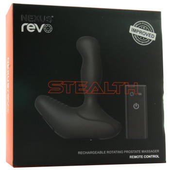 Масажер простати Nexus Revo Stealth з головкою, що обертається.