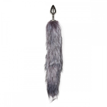 Анальная пробка M с хвостиком Fox Tail Plug Easy Toys