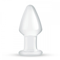 Пробка стекло прозрачная Gildo Glass Buttplug No. 25