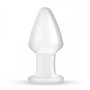 Пробка скло прозора Gildo Glass Buttplug No. 25