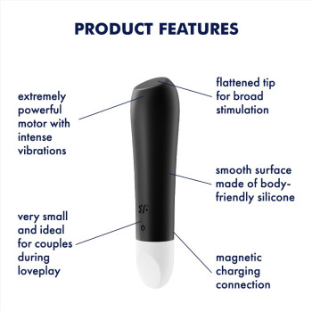Вибропуля для целенаправленной стимуляции Satisfyer Ultra Power Bullet 2 Black
