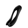 Универсальный мини вибратор на палец Satisfyer Candy Cane черный