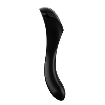 Универсальный мини вибратор на палец Satisfyer Candy Cane черный