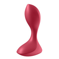 Анатомічний анальний затор із вібрацією Satisfyer Backdoor Lover Red