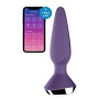 T360157 Анальна пробка з двома моторами та керуванням телефоном Satisfyer Plug-ilicious 1 Purple