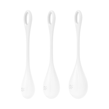 Набор вагинальных шариков Satisfyer Yoni Power 1 белые