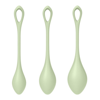 T360190 Набор вагинальных шариков Satisfyer Yoni Power 2 light green
