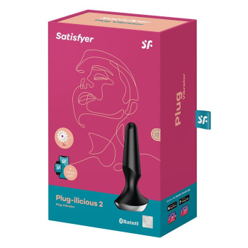 T360162 Анальна пробка з функцією керування смартфоном SATISFYER PLUG-ILICIOUS 2 BLACK
