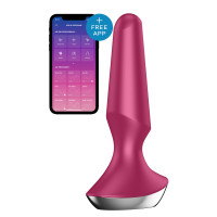 T360161 Анальна пробка з функцією керування смартфоном SATISFYER PLUG-ILICIOUS 2 BERRY