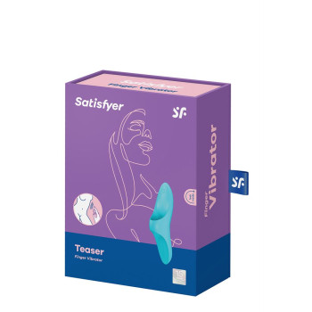 Універсальний вібратор на палець Satisfyer Teaser light blue