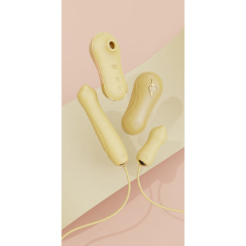 Набор секс игрушек Zalo UNICORN Vibratrion & Thrusting Set - Yellow