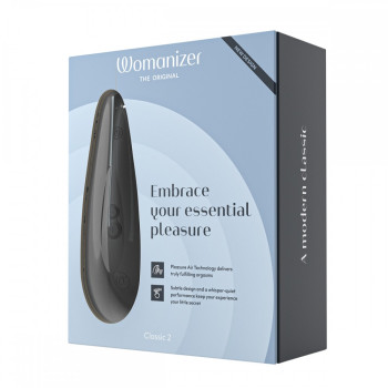 Вакуумный клиторальный стимулятор Womanizer Classic 2 Black