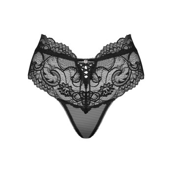 Мереживні трусики Obsessive Elizenes S\M Black