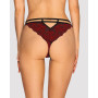 Трусики Obsessive Sugestina Bordeaux-Black S/M