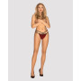 Трусики Obsessive Sugestina Bordeaux-Black S/M