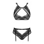 Сексуальный комплект Obsessive Allastia set Black L/XL
