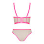 Набір Obsessive Nudelia top & panties pink L/XL