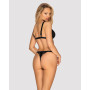 Комплект бюстгальтер та трусики Obsessive Eloissa set Black S/M