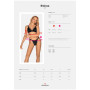 Комплект бюстгальтер та трусики Obsessive Eloissa set Black S/M