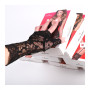 Комплект із широким поясом для чулків Obsessive Blanita garter belt S/M Чорний