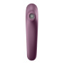 Вакуумный клиторальный стимулятор с вибрацией Satisfyer Dual Kiss, марсаловый