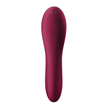 Вакуумний кліторальний стимулятор із вібрацією Satisfyer Dual Crush