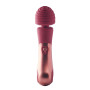 Вибратор микрофон Dream Toys Dinky Curved Wand Jacky O бордовый