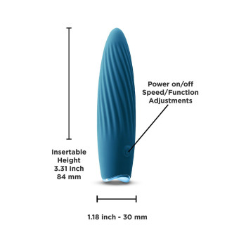 Вибропуля NS Novelties REVEL KISMET TEAL