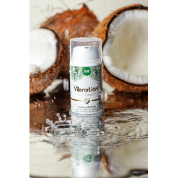 Жидкий вибратор Intt Vibration Coconut NEW 100% Vegan 15 мл