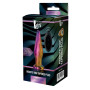 Анальная пробка с вибрацией конусная стеклянная Dream Toys GLAMOUR GLASS