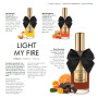 Зігріваюча масажна олія Bijoux LIGHT MY FIRE суниця та мед