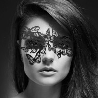 Вінілова маска SYBILLE від Bijoux Indiscrets, чорна