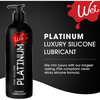 Лубрикант Wet Platinum Premium 475 мл, на силиконовой основе