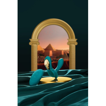 Вібратор в трусики AYA Zalo Turquoise Green на пульті керування